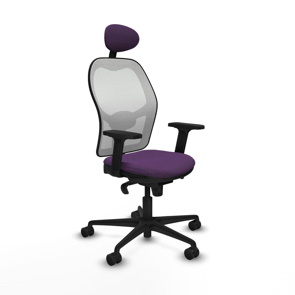 Sedia Ufficio con Poggiatesta Piqueras y Crespo 2D036N1 Viola