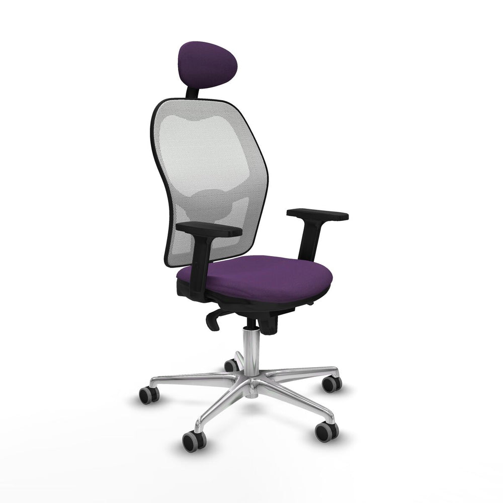 Sedia Ufficio con Poggiatesta Piqueras y Crespo 2D086G1 Viola