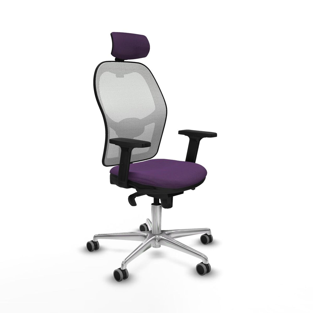 Office Chair with Headrest Piqueras y Crespo 2D086G2 Purple
