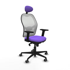 Sedia Ufficio con Poggiatesta Piqueras y Crespo 2D036G1 Lilla
