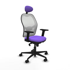 Office Chair with Headrest Piqueras y Crespo 2D036N1 Lilac