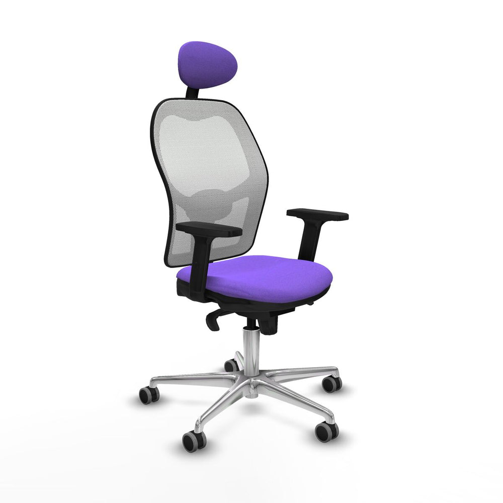 Sedia Ufficio con Poggiatesta Piqueras y Crespo 2D086G1 Lilla