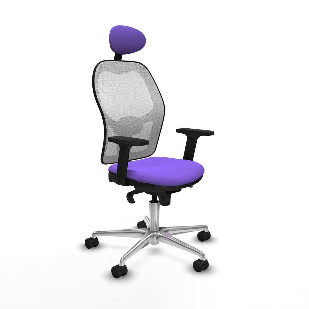 Silla de Oficina con Cabecero Piqueras y Crespo 2D086N1 Lila