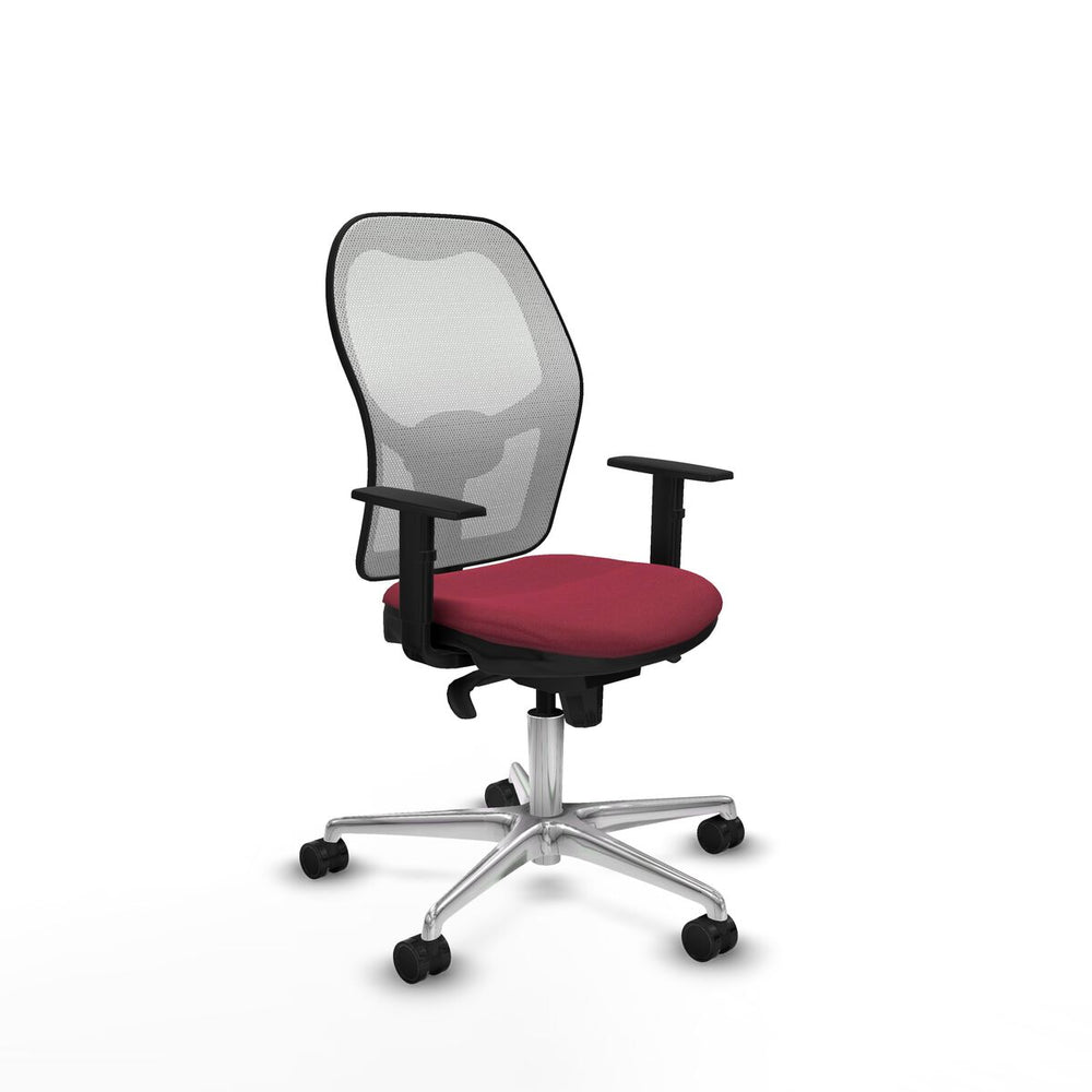 Sedia da Ufficio Piqueras y Crespo 1D086N0 Rosso Granato