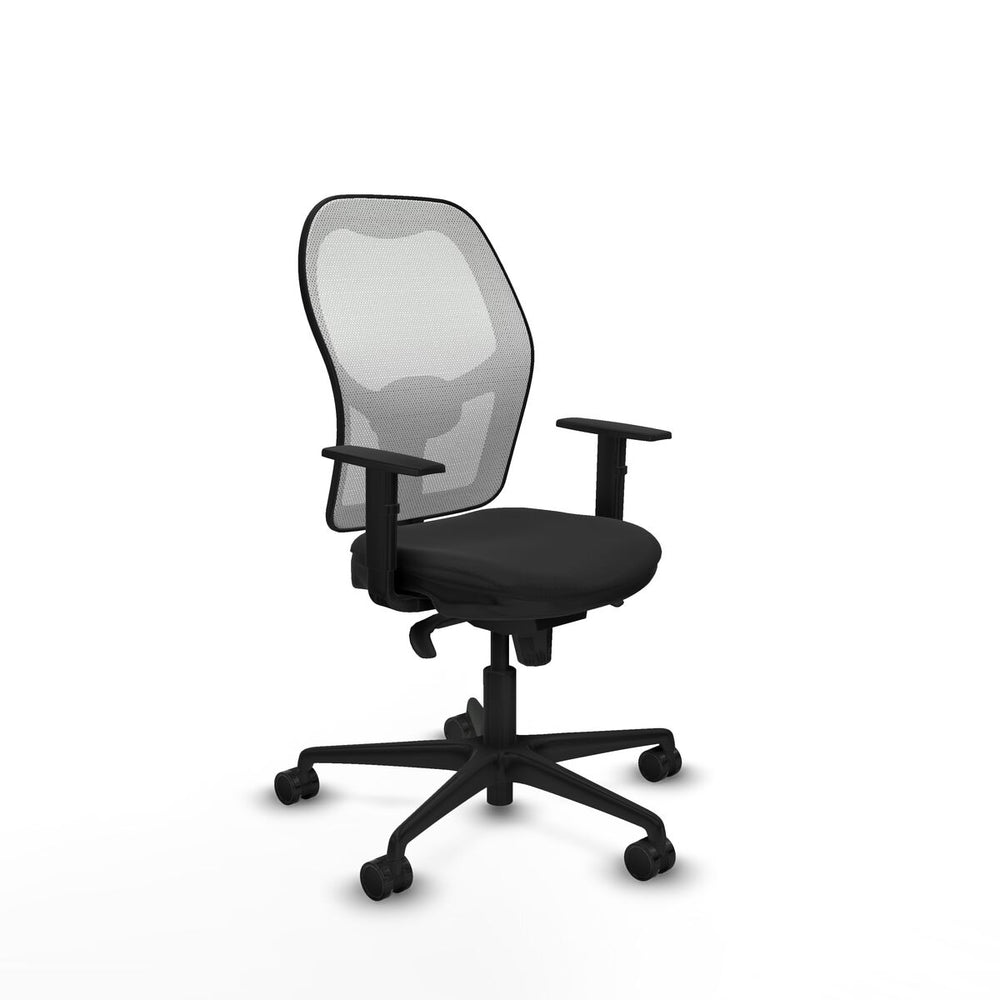 Sedia da Ufficio Piqueras y Crespo 1D036N0 Nero