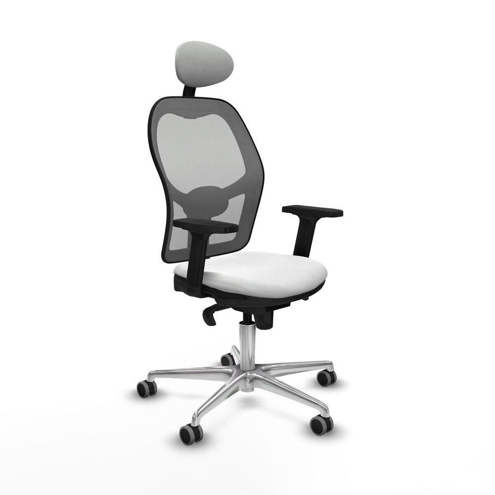 Sedia Ufficio con Poggiatesta Piqueras y Crespo 2D086G1 Bianco