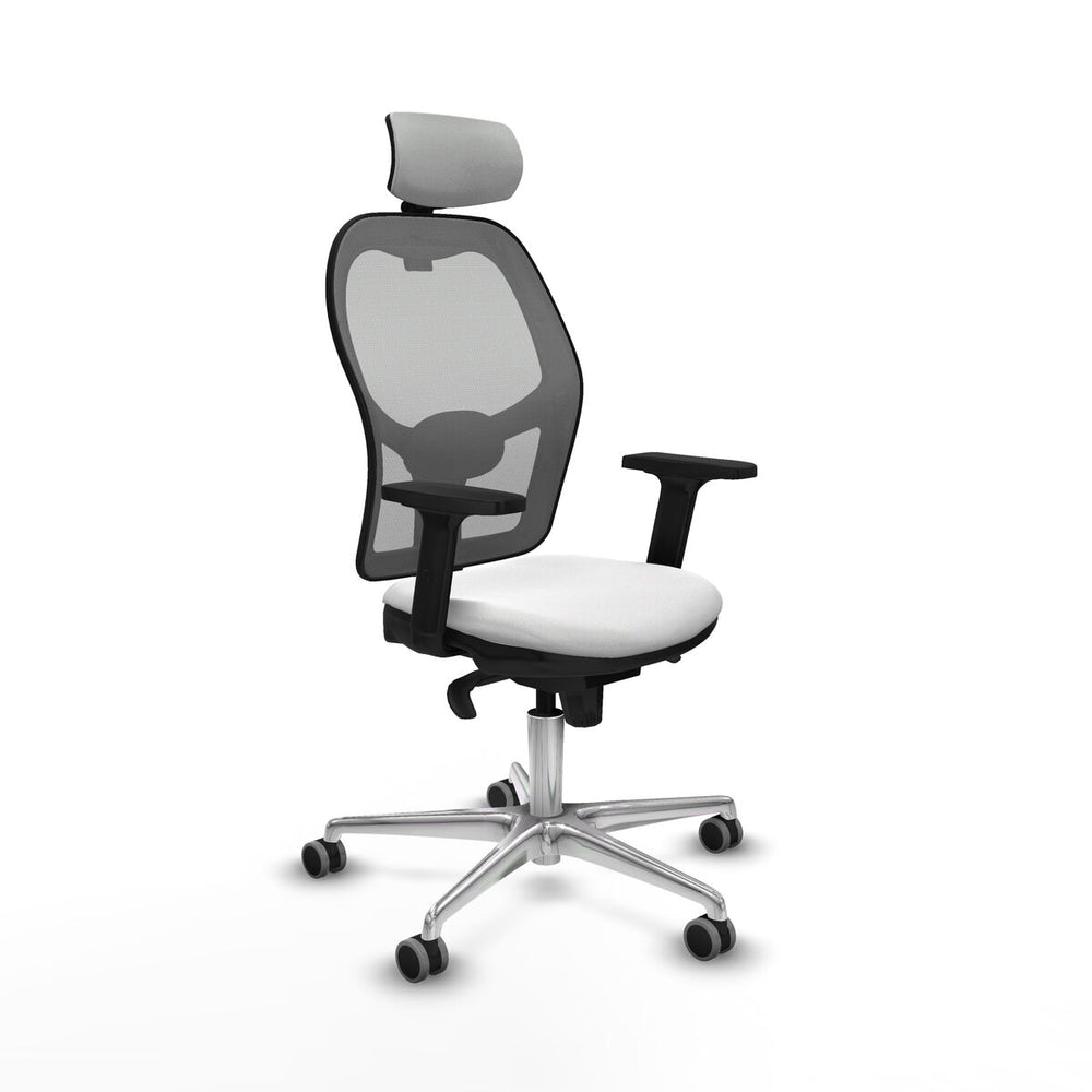 Sedia Ufficio con Poggiatesta Piqueras y Crespo 2D086G2 Bianco