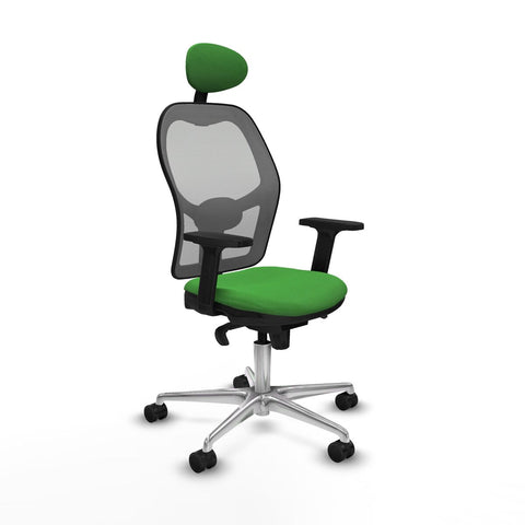 Sedia Ufficio con Poggiatesta Piqueras y Crespo 2D086N1 Verde
