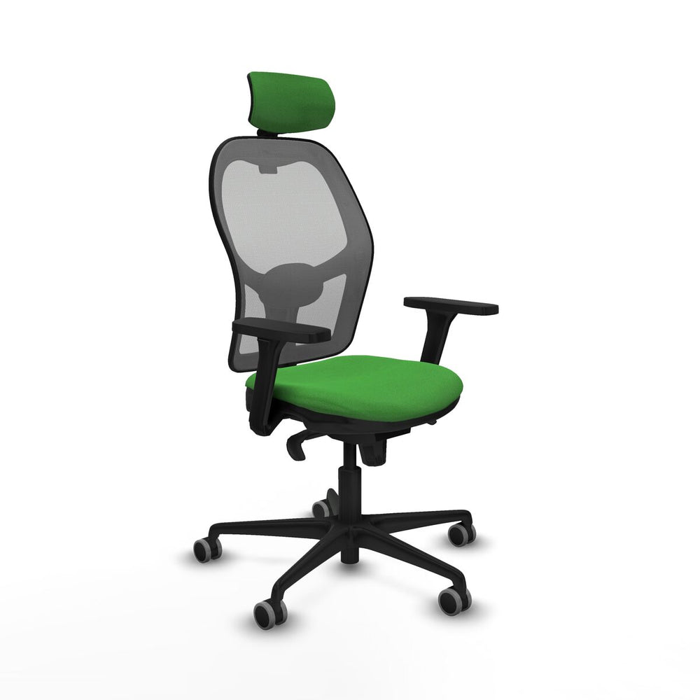 Sedia Ufficio con Poggiatesta Piqueras y Crespo 3D036G2 Verde