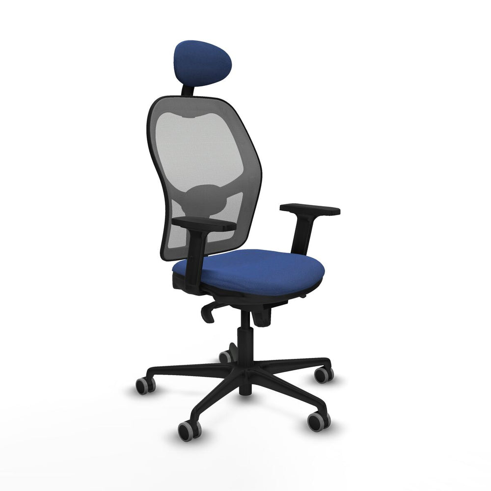 Sedia Ufficio con Poggiatesta Piqueras y Crespo 2D036G1 Blu Marino