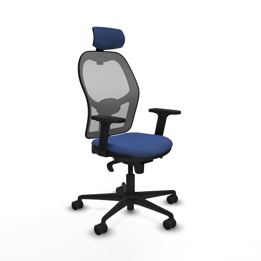 Office Chair with Headrest Piqueras y Crespo 2D036N2 Navy Blue