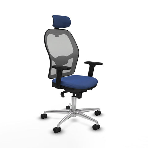 Office Chair with Headrest Piqueras y Crespo 2D086N2 Navy Blue