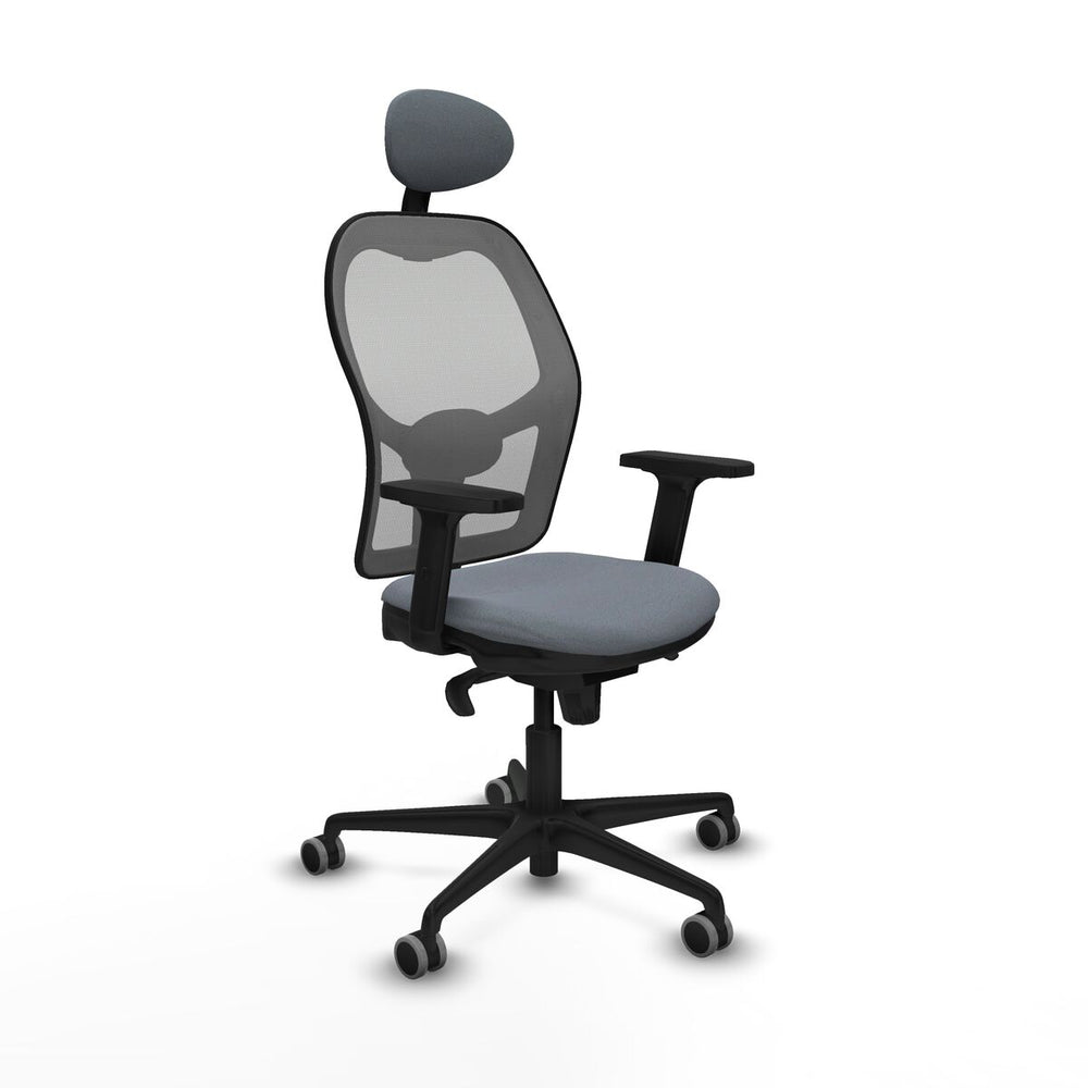 Silla de Oficina con Cabecero Piqueras y Crespo 2D036G1 Gris