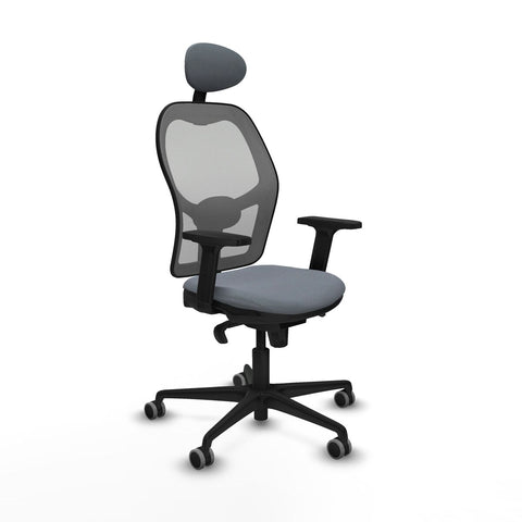 Sedia Ufficio con Poggiatesta Piqueras y Crespo 2D036G1 Grigio