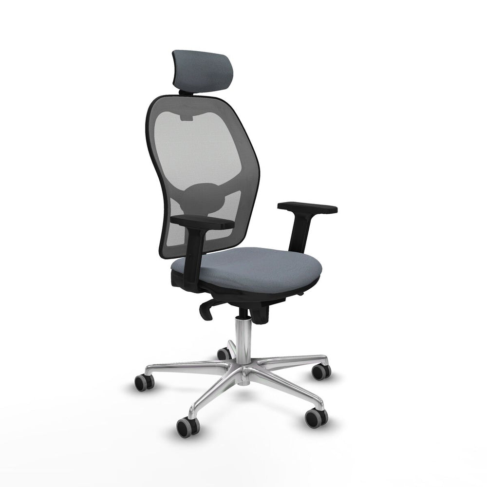Sedia Ufficio con Poggiatesta Piqueras y Crespo 2D086G2 Grigio