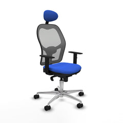 Sedia Ufficio con Poggiatesta Jorquera Piqueras y Crespo 1D086N1 Azzurro