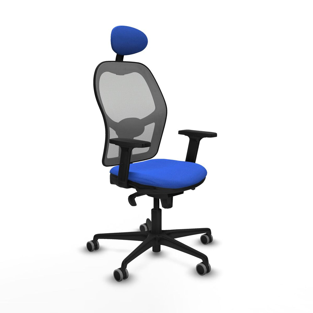 Office Chair with Headrest Piqueras y Crespo 2D036G1 Blue