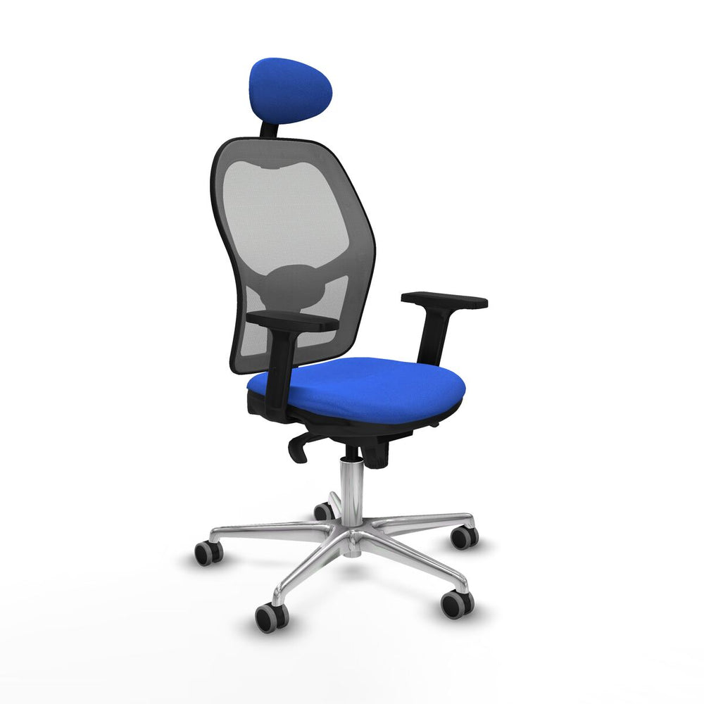 Sedia Ufficio con Poggiatesta Piqueras y Crespo 2D086G1 Azzurro