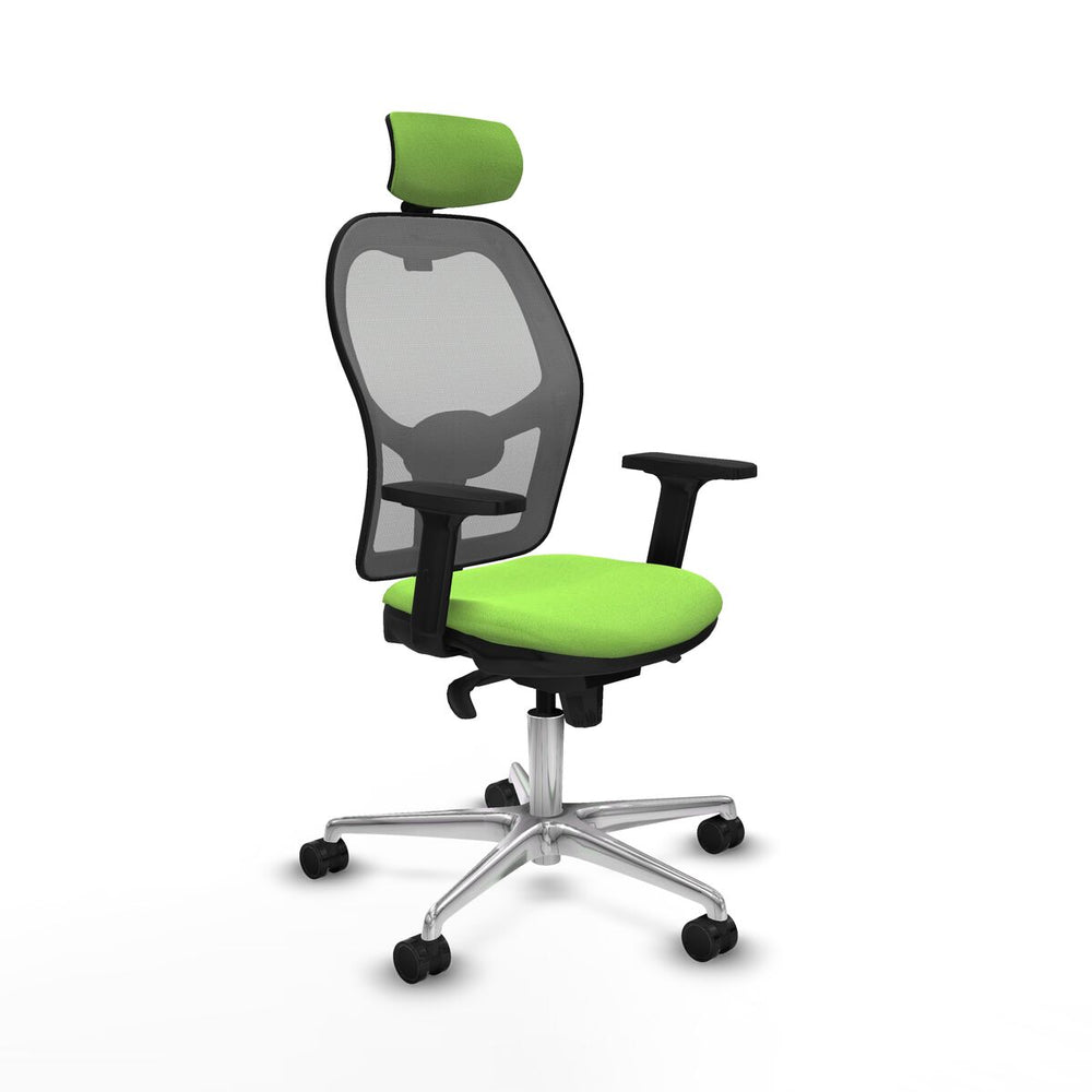 Sedia Ufficio con Poggiatesta Piqueras y Crespo 2D086N2 Pistacchio