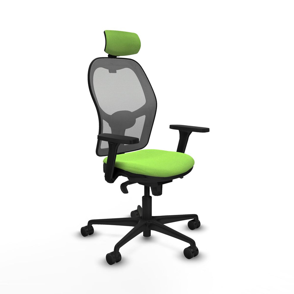 Sedia Ufficio con Poggiatesta Piqueras y Crespo 3D036N2 Pistacchio