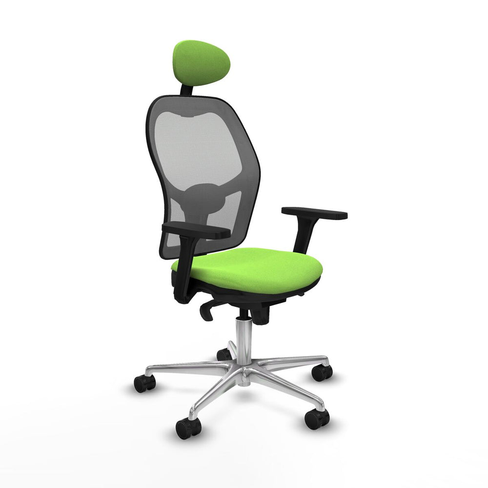 Sedia Ufficio con Poggiatesta Piqueras y Crespo 3D086N1 Pistacchio