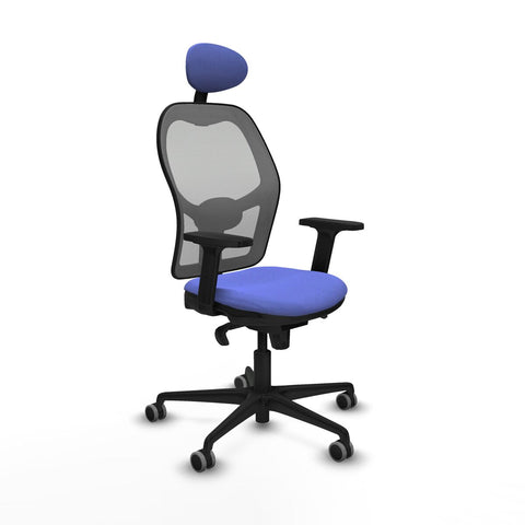 Sedia Ufficio con Poggiatesta Piqueras y Crespo 2D036G1 Azzurro Chiaro