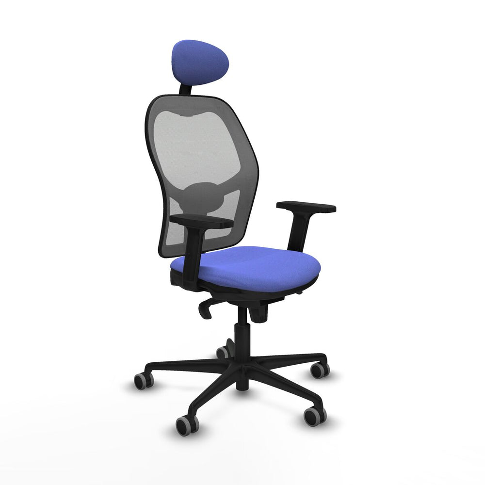 Sedia Ufficio con Poggiatesta Piqueras y Crespo 2D036G1 Azzurro Chiaro