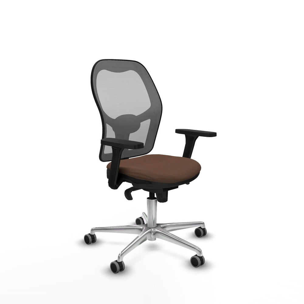 Sedia da Ufficio Piqueras y Crespo 3D086G0 Grigio Marrone scuro