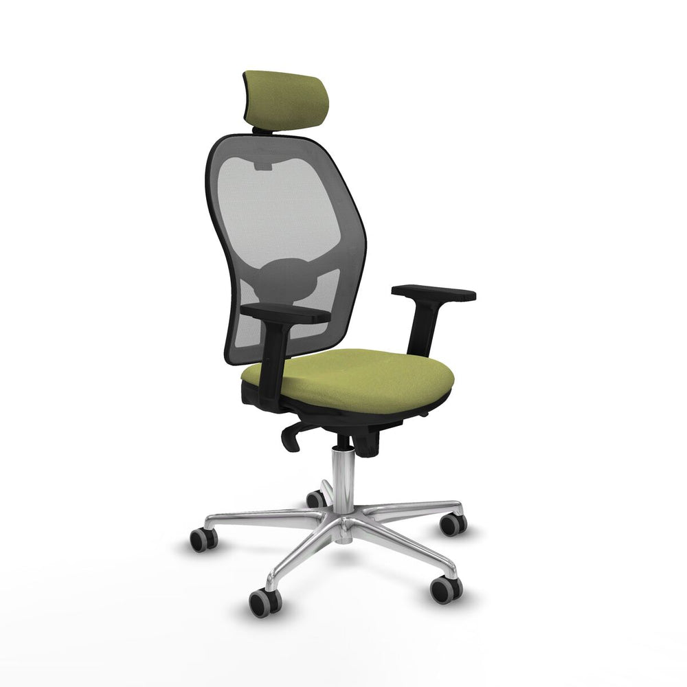 Sedia Ufficio con Poggiatesta Piqueras y Crespo 2D086G2 Verde
