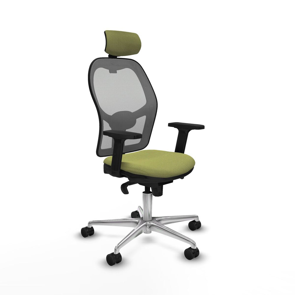 Sedia Ufficio con Poggiatesta Piqueras y Crespo 2D086N2 Verde