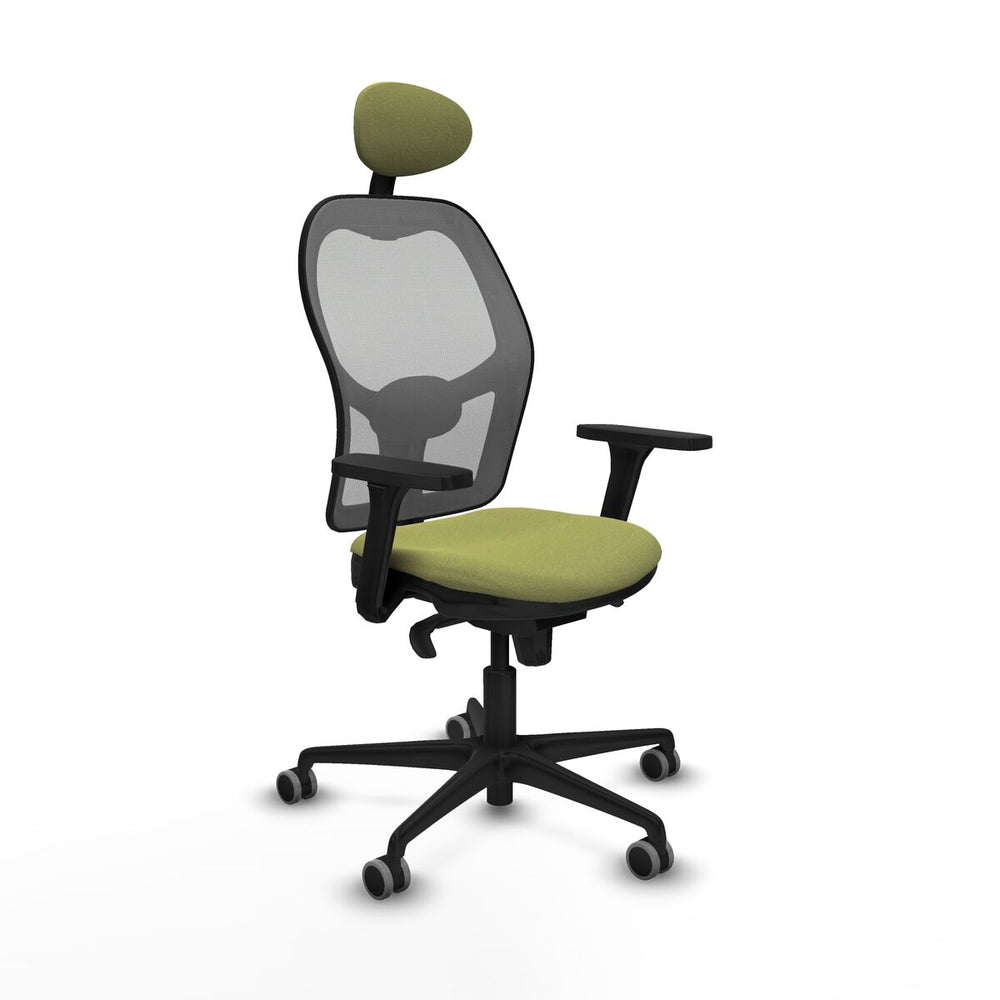 Sedia Ufficio con Poggiatesta Piqueras y Crespo 3D036G1 Verde