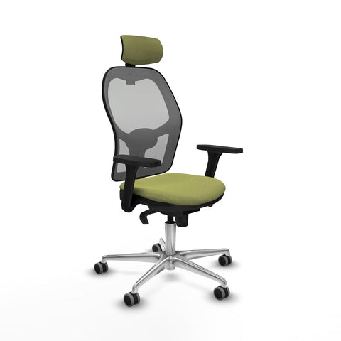 Sedia Ufficio con Poggiatesta Piqueras y Crespo 3D086G2 Verde