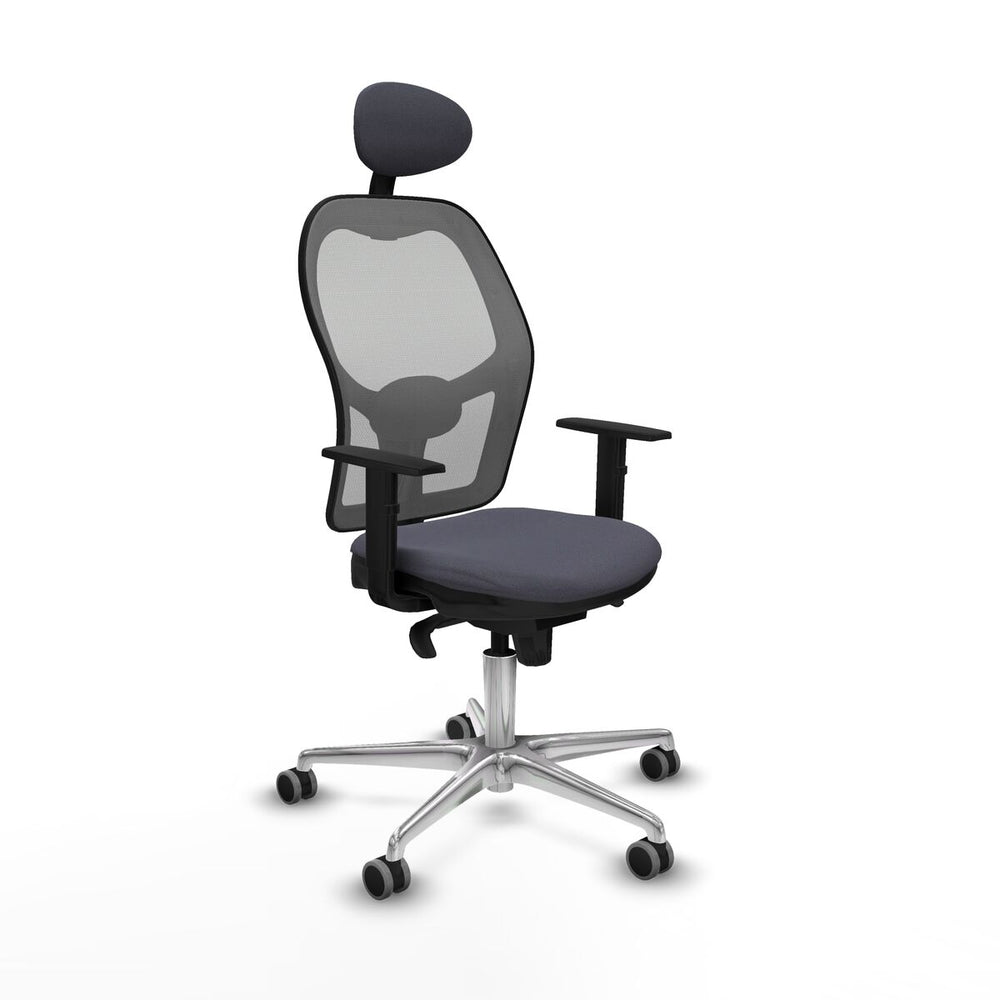 Sedia Ufficio con Poggiatesta Jorquera Piqueras y Crespo 1D086G1 Grigio scuro