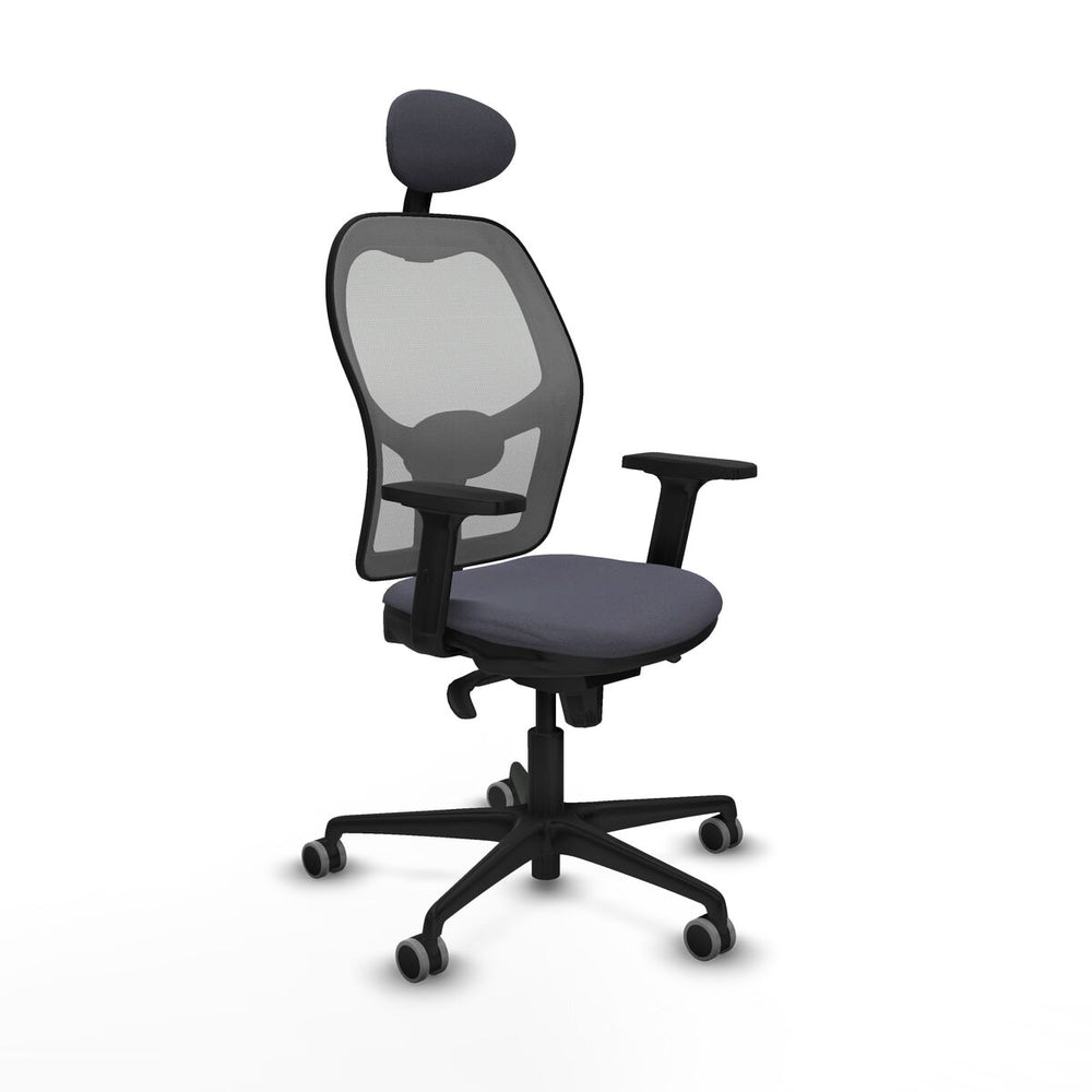 Sedia Ufficio con Poggiatesta Piqueras y Crespo 2D036G1 Grigio scuro