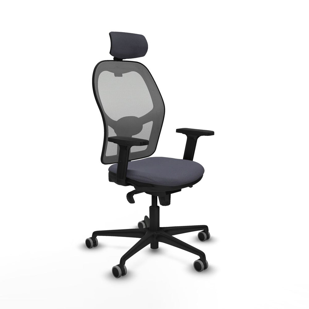 Sedia Ufficio con Poggiatesta Piqueras y Crespo 2D036G2 Grigio scuro