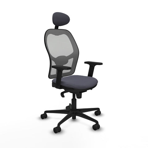 Sedia Ufficio con Poggiatesta Piqueras y Crespo 2D036N1 Grigio scuro