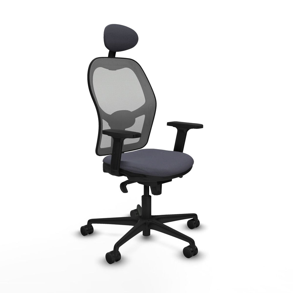 Sedia Ufficio con Poggiatesta Piqueras y Crespo 2D036N1 Grigio scuro