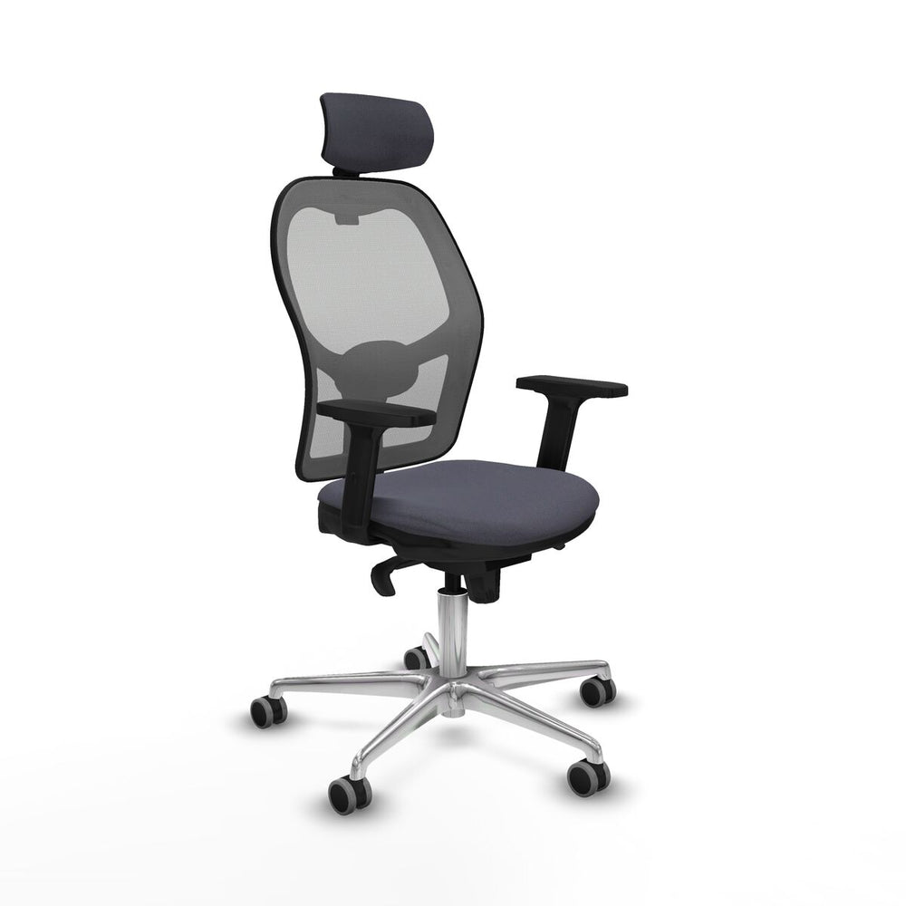 Sedia Ufficio con Poggiatesta Piqueras y Crespo 2D086G2 Grigio scuro