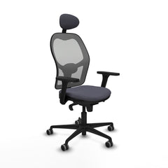 Sedia Ufficio con Poggiatesta Piqueras y Crespo 3D036G1 Grigio scuro