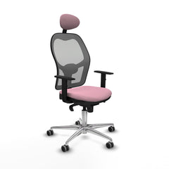 Sedia Ufficio con Poggiatesta Jorquera Piqueras y Crespo 1D086G1 Rosa