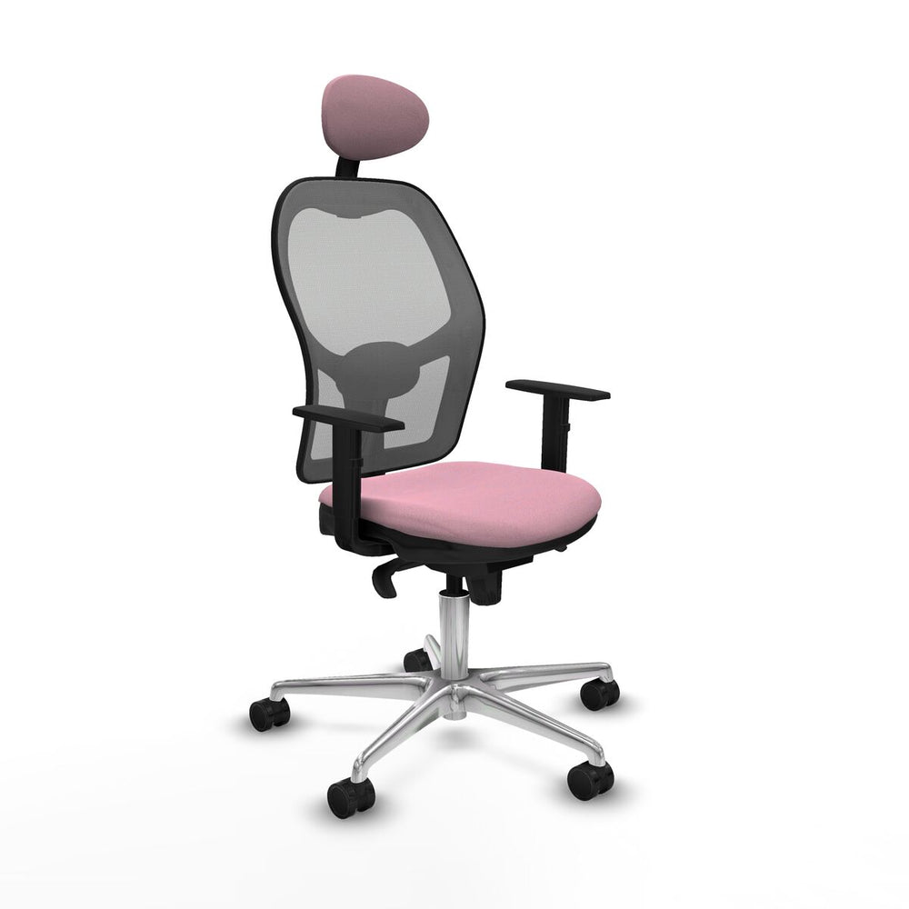 Sedia Ufficio con Poggiatesta Jorquera Piqueras y Crespo 1D086N1 Rosa