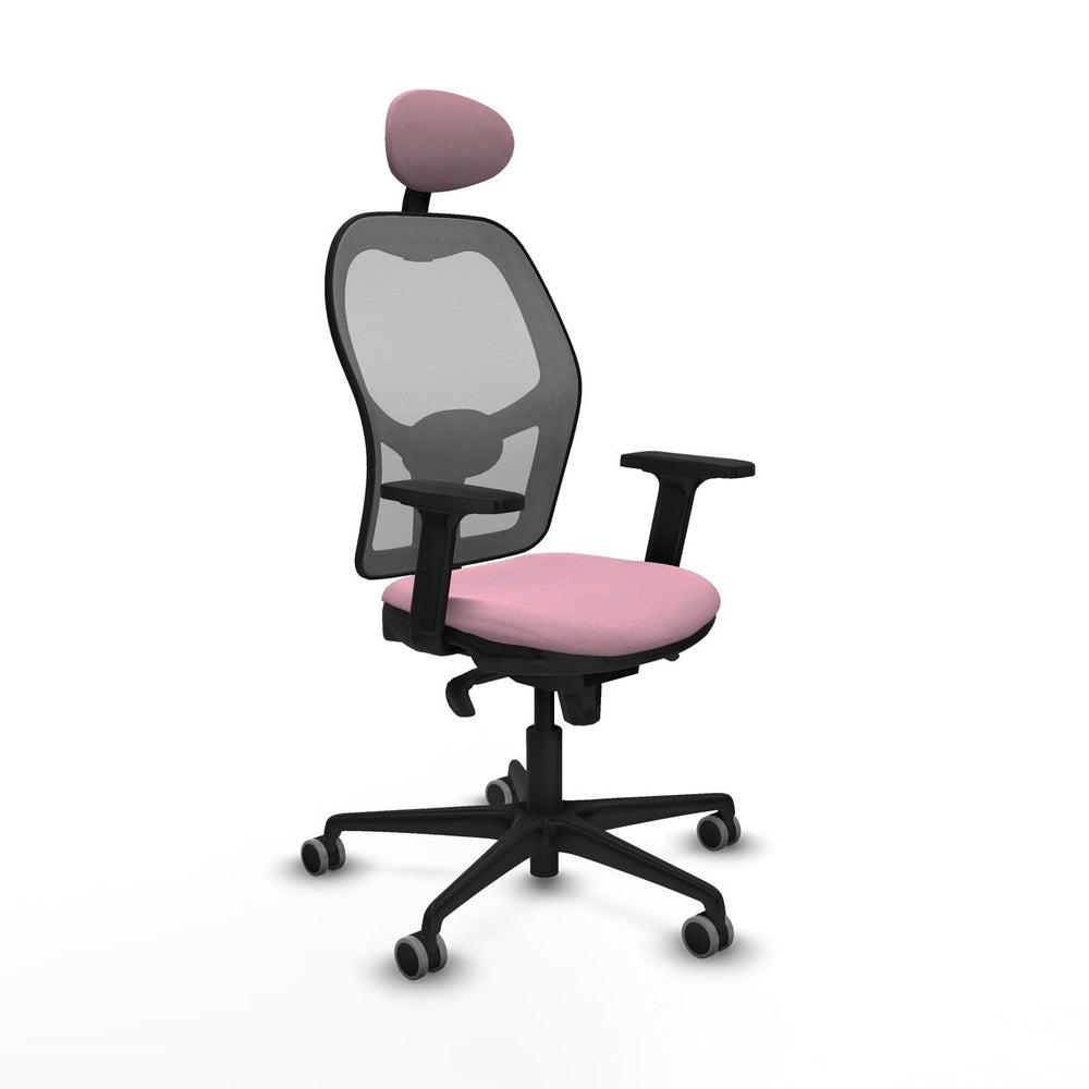 Sedia Ufficio con Poggiatesta Piqueras y Crespo 2D036G1 Rosa