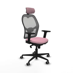Sedia Ufficio con Poggiatesta Piqueras y Crespo 2D036G2 Rosa