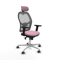 Sedia Ufficio con Poggiatesta Piqueras y Crespo 2D086G2 Rosa