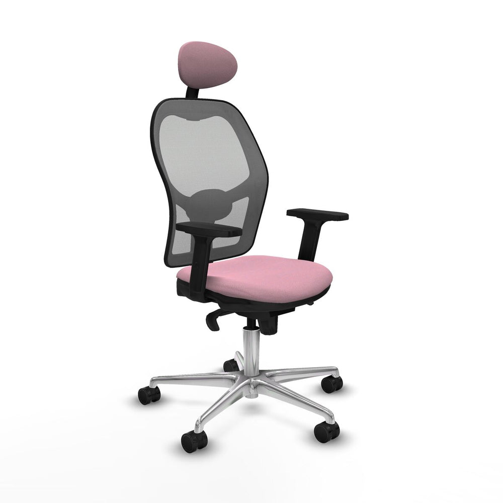 Sedia Ufficio con Poggiatesta Piqueras y Crespo 2D086N1 Rosa