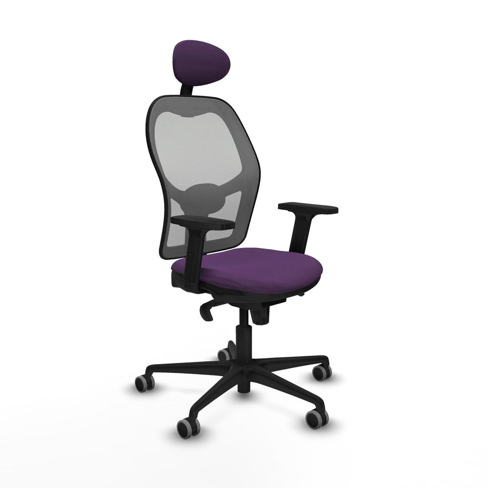 Sedia Ufficio con Poggiatesta Piqueras y Crespo 2D036G1 Viola