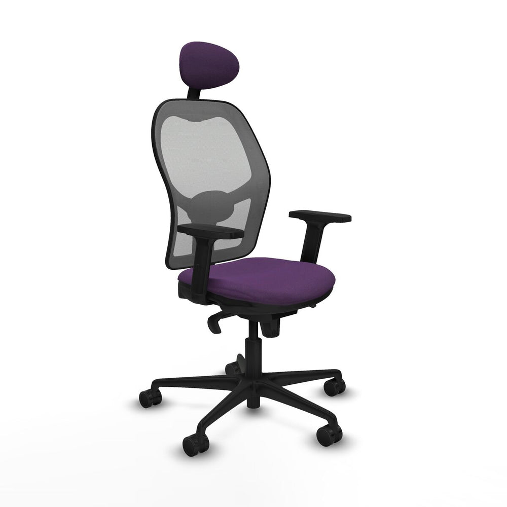 Sedia Ufficio con Poggiatesta Piqueras y Crespo 2D036N1 Viola