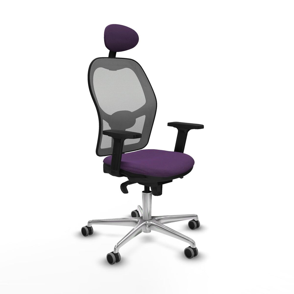 Sedia Ufficio con Poggiatesta Piqueras y Crespo 2D086G1 Viola