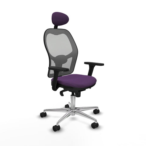Office Chair with Headrest Piqueras y Crespo 3D086N1 Purple