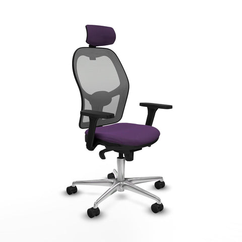 Office Chair with Headrest Piqueras y Crespo 3D086N2 Purple